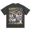 Camiseta Americana Transfronteriza MODRIC Real Madrid Modric Estampada Manga Corta Vintage Lavada Pesada Holgada Ins