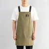 Delantal de Cintura Cómodo, Resistente al Agua y Duradero, Delantal Doméstico para Cocina, Cocinar y Catering, Ropa de Trabajo Personalizable con Logo para Mujeres