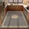Tapete de Cozinha Estilo Medieval, Antiderrapante, Resistente a Óleo, Limpável com Pano, Tapete Lavável de Terra de Diatomáceas, Tapete Absorvente de Água e Resistente à Sujeira para Entrada de Casa