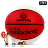 Baloncesto al por mayor con texto grabado, PU absorbente de humedad, Tallas 5 y 7, Baloncesto para interiores y exteriores para entrenamiento infantil, Baloncesto para jóvenes principiantes, Hecho a medida