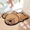 Alfombrilla de Piso para Rebaño de Animales Transfronteriza Absorción de Agua Antideslizante Alfombrilla de Piso para Baño Doméstica Suave Cómoda Antideslizante Felpudo para Inodoro
