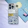 Funda de Teléfono Stone para iPhone 18 Pro 17/16/15/14/13 Láser 12 Apple 11 Xsmax Suave Plus Moderna