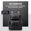 Mochila de negocios de piel de vaca de primera capa para hombre, mochila USB de viaje de gran capacidad, multifuncional, bolsa para computadora de 15.6 pulgadas, blog