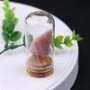 Suministro de fábrica, piedra original de ópalo rosa, piedra aromática para aromaterapia, piedra aromática para decoración de manualidades para el hogar, cristal de partículas grandes original