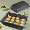 Sartén Cuadrada Antiadherente para Asar Bandeja Rectangular Antiadherente para Hornear y Asar
