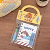 Set de Papelería Original de Dibujos Animados Lindos Tengyi, Cuaderno de Espiral de Alto Valor, Notas Adhesivas, Regalo de Regreso a Clases, Pequeño Regalo Portátil