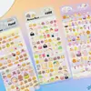Pegatinas de Diario YTHB Pegatinas de Animales de Espuma de Dibujos Animados 3D para Decorar Diarios, Pegatinas Navideñas de Gato para Niños