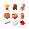 Micro Paisagem Criativa Bolinhos de Ano Novo Produtos de Ano Novo Saco da Sorte Brinquedo de Comida Casa de Bonecas Decorações DIY Acessórios Mini Enfeites Pequenos