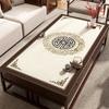 Novo estilo chinês tapete de mesa de mesa toalha de mesa sala de estar impermeável à prova de óleo não-lavável tapete de mesa de jantar tapete de isolamento térmico toalha de mesa tapete de proteção de desktop