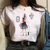 Camiseta de Manga Corta para Mujer de Navidad ins Moda Estampada de Manga Corta Estación Independiente Talla Europea Talla Grande Camiseta Básica