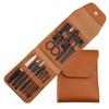 Venda por atacado adulto casa conjunto completo de manicure ferramentas de unhas conjunto cortadores de unhas cortadores de unhas beleza armadura 12 peças conjunto