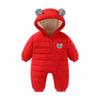 Macacão Bebê Shuaijia Transfronteiriço, Macacão Acolchoado de Algodão Espesso para Meninos e Meninas, Roupa de Inverno para Bebês para Uso Externo