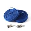 Cordones perezosos con hebilla de presión colorida, cuerda plana elástica de 6 mm 8 mm sin atar, herramienta de fijación sin atar