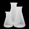 Fornecimento de consumíveis de laboratório 500ml balão cônico frasco triangular de plástico com escala balão cônico béquer