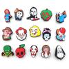 Víspera de Halloween Zapatos de Cueva Hebilla de Zapato Flor de Zapato Figura de Terror Goma Suave de PVC Joyería para Zapatos Explosiones de Amazon