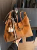 Bolsa Feminina de Axila Alto Padrão Luxo Leve Nicho Versátil para o Dia a Dia Outono/Inverno Estilo Retro Melanístico Bolsa Tote de Ombro Único
