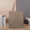 Fábrica de mão bolsa de lona bolsa de algodão em branco bolsa de ombro de cinto de estudante bolsa de lona impressão colorida logotipo personalizado