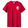 Camiseta de manga corta para hombre de algodón de fibra larga algodón casual pareja Estudiante cuello redondo media manga holgada talla grande top básico