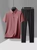 Ropa de verano para hombre de dos piezas de alta gama, un conjunto de traje deportivo para hombre, ropa a juego para hombre, pantalones