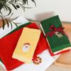 Toalla Navideña de Algodón Puro Papá Noel Set de Regalo Creativo Toalla Facial para Niños Venta al por Mayor Personalizable