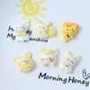 Dibujo animado lindo ratón diy pegamento crema funda para teléfono móvil bolsa de material hecho a mano accesorios para el cabello resina accesorios gota de pegamento