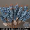 Flores Artificiais Azul Nebuloso Flores de Seda para Casamento Flores para Salão de Casamento Crisântemo Rico Hortênsia Peônia Série Azul Nebuloso