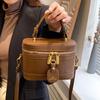 Bolso de Mano Pequeño para Mujer, Nuevo Bolso Cruzado de Moda de Nicho, Bolso Tipo Cubo de Moda para Mujer, Nuevo Modelo 2025
