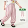 Ropa Infantil Amira 2026 Verano Nuevos Pantalones Casuales para Niños con Rayas de Color Laterales, Transpirables, Pantalones Jogger de Corte Holgado