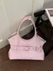 Bolsa de motocicleta coreana de nicho para mujer, nueva y moderna de moda 2026, bolso tote dulce y genial, bolso de mano de gran capacidad para el trabajo
