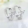 Aretes de Mariposa Incrustados de Diamantes Zhenrong para Mujer, Estilo de Moda Coreana y Japonesa, Lindos y Elegantes Accesorios para Orejas al por Mayor