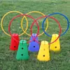 Ayuda de Entrenamiento de Fútbol Conos Marcadores de Entrenamiento de Integración Sensorial Postes Marcadores Cubos de Helado Obstáculos Herramientas de Entrenamiento para Niños