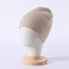 Nuevo Sombrero de Cachemira Pura para Otoño e Invierno para Niñas Gorro de Lana Tejido Dulce y Lindo Cálido para el Frío a la Moda
