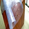 PVC Transparente Cristal Vidro Macio Borracha Macia Folha Cortina de Porta Janela À Prova de Vento Impermeável Tábua de Passar Toalha de Mesa Tapete