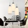 Lustre de restaurante, design de três cabeças, simples e criativo, adequado para bares, salas de jantar e uso doméstico, com cúpula de vidro em formato de espinha de peixe