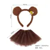 Linda Diadema de Oso Abeja Winnie the Pooh Felpa Cara de Niña Diadema para Lavado Facial Dibujos Animados Orejas de Oso Amarillo Diadema de Animal