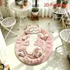 Superventas transfronterizo alfombra suave para mesita de noche de dormitorio visual 3D, tacto suave, amigable con la piel, cachemira sintética, alfombra decorativa fácil de cuidar para sala de estar, mesa de centro
