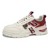 Zapatos Deportivos para Hombre Primavera Nuevos de Moda Versátiles que Aumentan la Altura Antideslizantes de Suela Gruesa Resistentes al Desgaste Deportivos Casuales Zapatos de Papá para Hombre