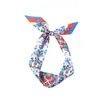 Pañuelo de Seda Pequeño Largo Estrecho Corto para Mujer, Estilo Francés Retro, Primavera y Otoño, Cinta para Atar Bolsos, Diadema, Decoración de Serpentina, Pañuelo Delgado