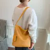 Bolsa de ombro feminina transfronteiriça de nicho de luxo, nova, com textura tecida retrô, para usar sob o braço, ombro único, para trabalho, deslocamento, bolsa de mão