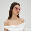 Óculos de Sol Aro Completo com Formato Especial 2024 Personalidade de Nicho Europeu e Americano Hip Hop Óculos Exagerados para Homens e Mulheres