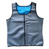 Chaleco con cremallera para hombre de talla grande europeo y americano transfronterizo para vientre y cintura, sudoroso, ajustado, ropa deportiva para fitness, ropa moldeadora del cuerpo al por mayor