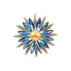 Broche de Perla de Marquesina de Cristal de Gama Alta, Elegante y Grácil, Broche para Ropa de Mujer, Versátil para Otoño e Invierno, Pin Fijo