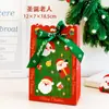 Bolsa de Regalo Navideña Bolsa para Envolver Regalos de Dibujos Animados de Papá Noel Bolsa de Recuerdo Bolsa Tote para Regalo Navideño de Estudiante