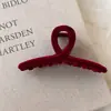 Pinza de Pinza de Tiburón de Pelo Elegante Retro Versátil Coreana con Flocado 2025 Nuevo Otoño e Invierno Accesorios para el Cabello