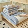 Juego de Tres Piezas de Algodón Puro para Cama de Dormitorio de Estudiante Universitario Verano 2025 Nuevo Funda de Edredón Sábanas y Sábanas Ajustables