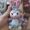 Boneca Monstro de Três Olhos Pingente de Lã Tricotado à Mão Produto Acabado Boneca de Crochê Feita à Mão Pingente de Crochê Produto Acabado
