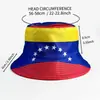 Gorra de Pescador con Bandera de Venezuela para el Mundial Transfronterizo, Sombrero de Cubo con Protección Solar para Hombres y Mujeres, Accesorios para Aficionados al Aire Libre