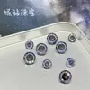 Suministro Directo de Fábrica Gradiente Especial Corte Nido de Pájaro 6-8mm Pendientes de Zirconia Joyería para Uñas Artísticas DIY Pendientes Piedras Sueltas