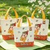 Bolsa de Regalo Gente de las Estrellas Personalizada Temporada de Regreso a Clases de Jardín de Infancia Bolsa de Regalo para el Día del Niño Bolsa de Lona con Dibujos Animados Recuerdo de Cumpleaños