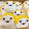 Estilo Mismo de Xiaohongshu Juguete Squishy de Pan de PU Rebote Lento Comida Realista Juguete para Aliviar el Estrés Suave y Pegajoso Juguete para los Dedos
